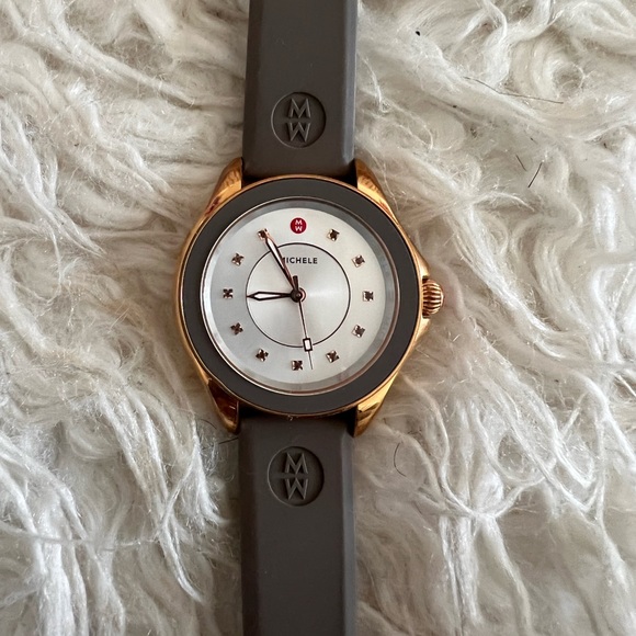 Michele Rubber Band Watch